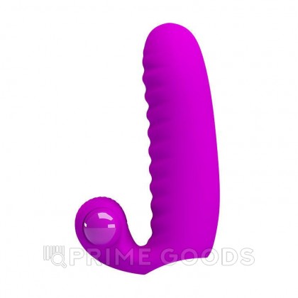 Насадка на палец с вибропулей Abbot purple от sex shop primegoods фото 2