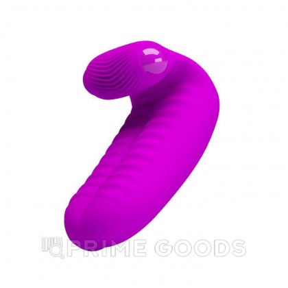 Насадка на палец с вибропулей Abbot purple от sex shop primegoods фото 4