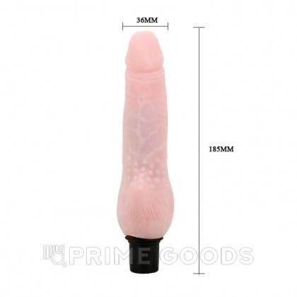 Реалистичный вибратор Realistic cock (18,6*3,6 см) от sex shop primegoods фото 2