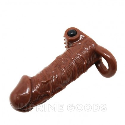 Насадка с вибропулей и кольцом для мошонки (15*4 см) от sex shop primegoods фото 8