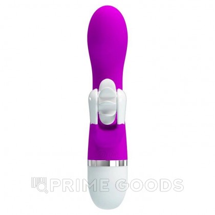 Вибратор силиконовый Sheila с вертушкой для клиторальной стимуляции (19.4 см) от sex shop primegoods фото 6