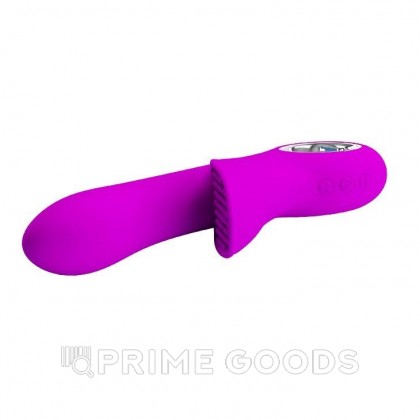 Вибратор с клиторальным стимулятором Carol Purple от sex shop primegoods фото 9