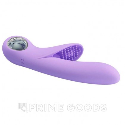 Вибратор с клиторальным стимулятором Carol Dark Purple от sex shop primegoods фото 9