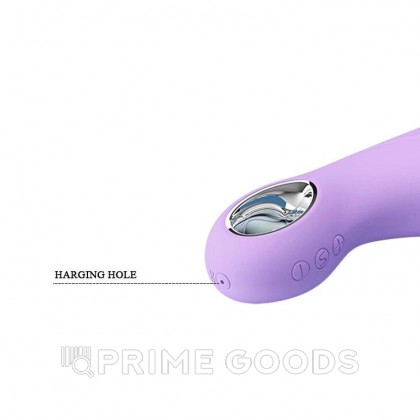 Вибратор с клиторальным стимулятором Carol Dark Purple от sex shop primegoods фото 4