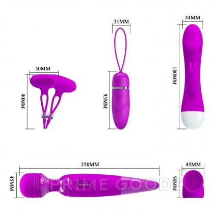 Набор секс игрушек Purple desire от sex shop primegoods фото 8