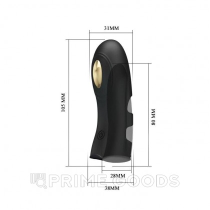 Насадка на палец с вибрацией и электростимуляцией Pretty Love от sex shop primegoods фото 2