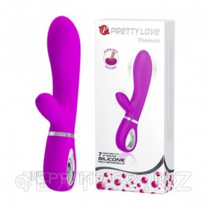 Вибратор со стимулятором клитора Pretty Love Thomas, фиолетовый от sex shop primegoods фото 6