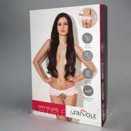 Трусики с доступом и юбочкой белые Le Frivole Easy to love (M/L, 46-48) от sex shop primegoods фото 8
