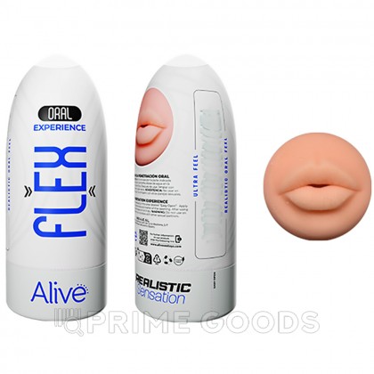 Мастурбатор Alive Flex Oral (M) 16х6,5 см от sex shop primegoods фото 7