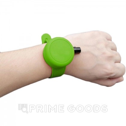 Антисептический браслет для рук - зелёный от sex shop primegoods фото 2