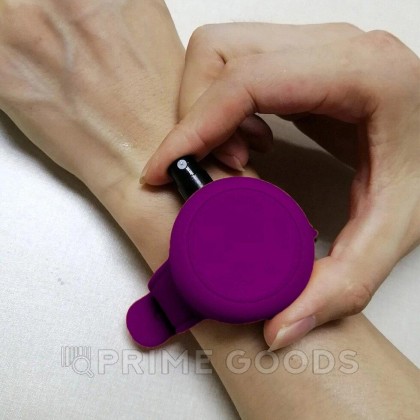 Антисептический браслет для рук - фиолетовый от sex shop primegoods фото 2
