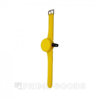 Антисептический браслет для рук - жёлтый от sex shop primegoods