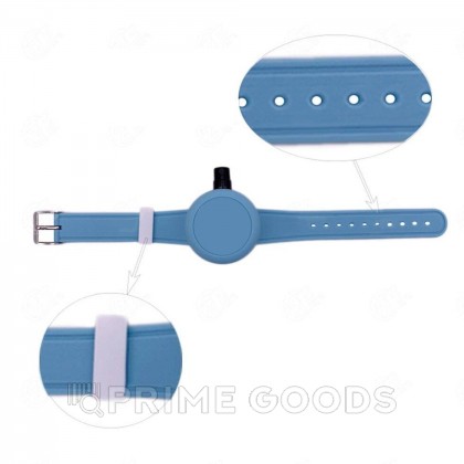 Антисептический браслет для рук - голубой от sex shop primegoods фото 2