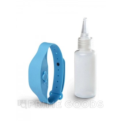 Антисептический браслет для рук с дозатором - голубой от sex shop primegoods