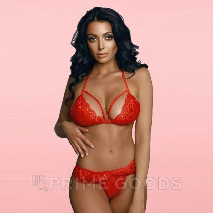 Комплект эротического белья Granada красный (S/M) от sex shop primegoods