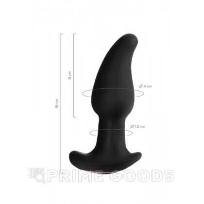 Анальная втулка Erotist Hurricane, силикон, черный, 14 см от sex shop primegoods фото 6