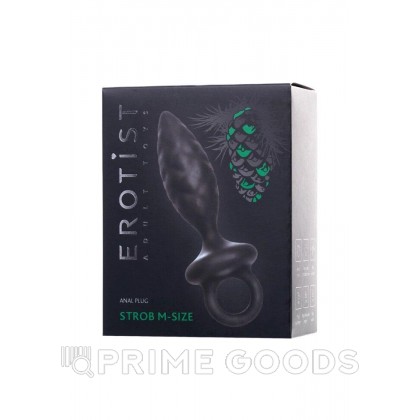 Анальная пробка Erotist Strob черная (13,5 см) от sex shop primegoods фото 3