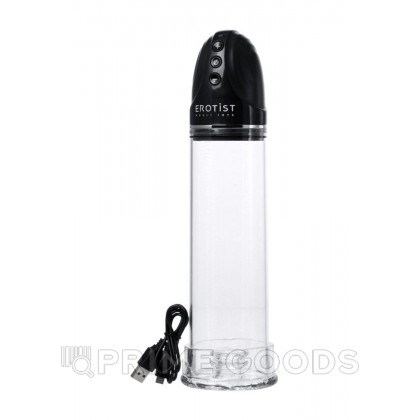 Помпа для пениса Toyfa Erotist Man Up Pump, ABS-пластик, прозрачная, 30 см от sex shop primegoods фото 5