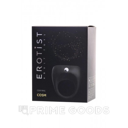 Виброкольцо Erotist Cosm (чёрный, 5.3 см*2,7 см) от sex shop primegoods фото 5