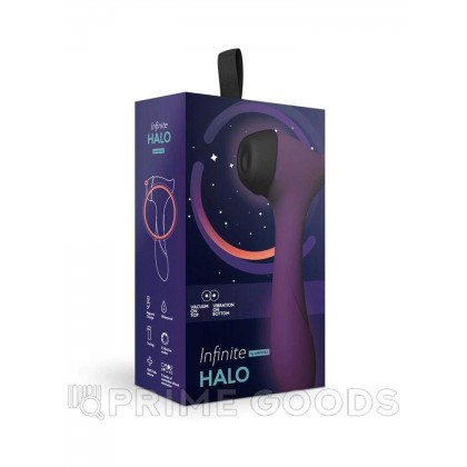 Вибратор-стимулятор Le Frivole Infinite Halo, вакуумный бесконтактный, фиолетовый от sex shop primegoods фото 2