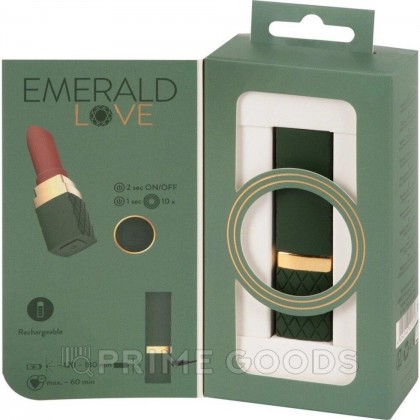 Emerald Love Вибратор Luxurious Lipstick от sex shop primegoods фото 6