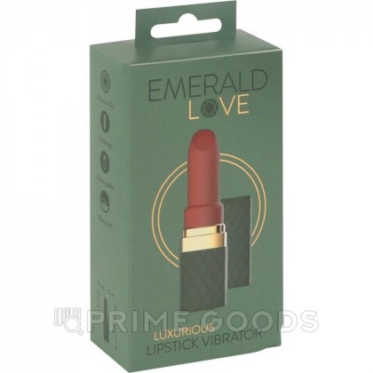 Emerald Love Вибратор Luxurious Lipstick от sex shop primegoods фото 2