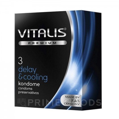 VITALIS №3 Delay&cooling Презервативы с охлаждающим эффектом от sex shop primegoods