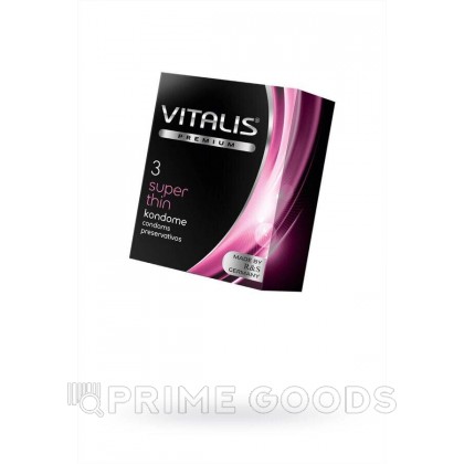 VITALIS №3 Super thin Презервативы супертонкие от sex shop primegoods