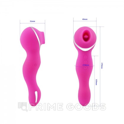 Универсальный массажер со стимуляцией клитора Lealso от sex shop primegoods