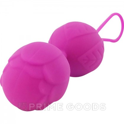 Силиконовые вагинальные шарики фиолетовые  Lealso (15,5*3,6) от sex shop primegoods фото 2