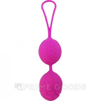Силиконовые вагинальные шарики фиолетовые  Lealso (15,5*3,6) от sex shop primegoods фото 4