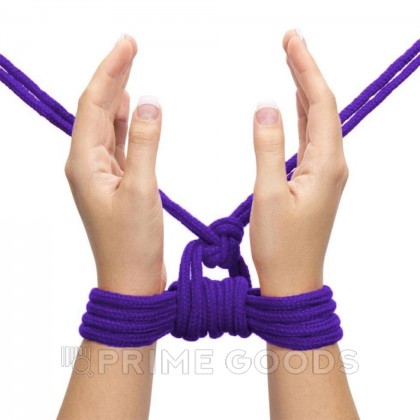Верёвка для бондажа (10 м., фиолетовая) от sex shop primegoods фото 5