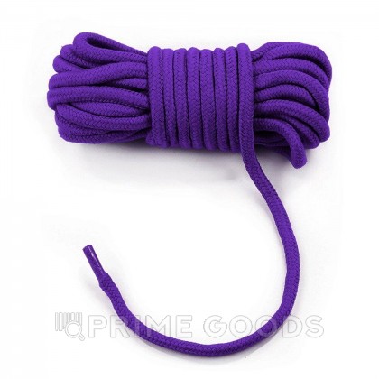 Верёвка для бондажа (10 м., фиолетовая) от sex shop primegoods фото 3