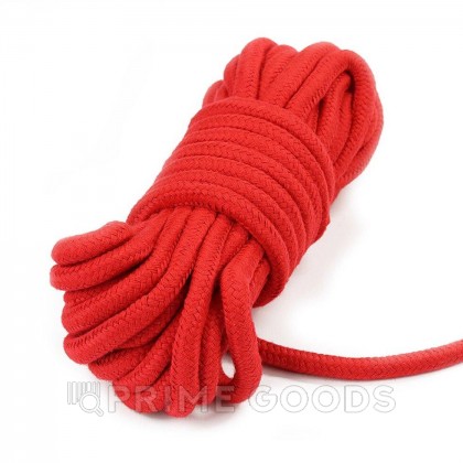 Верёвка для бондажа (10 м., красная) от sex shop primegoods фото 2