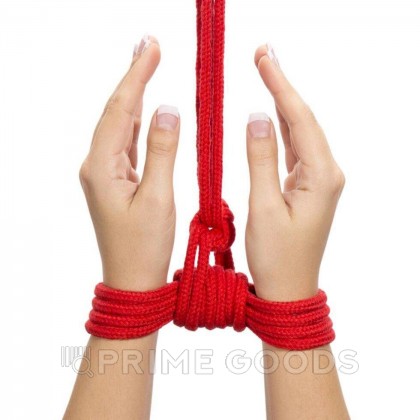 Верёвка для бондажа (10 м., красная) от sex shop primegoods фото 3