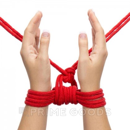 Верёвка для бондажа (10 м., красная) от sex shop primegoods фото 4