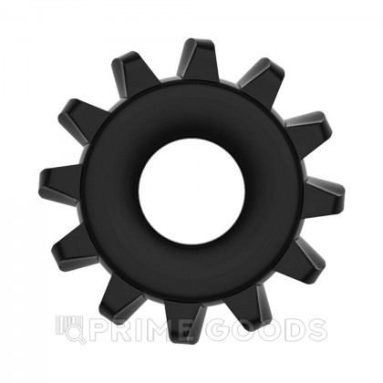 Эрекционное кольцо черное (4.5*1.6) от sex shop primegoods фото 3