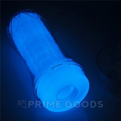 Мастурбатор мужской Lovetoy Pocketed Lumino Play, светящийся, 20,5х8 см от sex shop primegoods фото 7