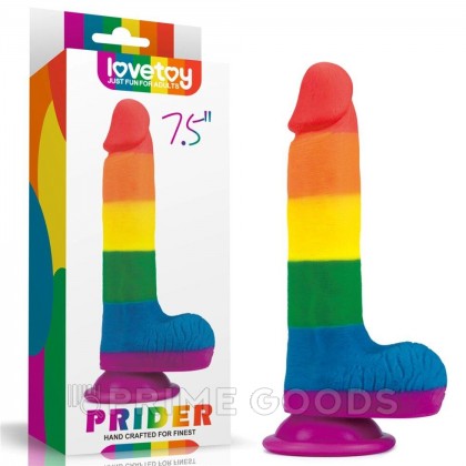 Фаллоимитатор цветной Prider на присоске (15,5*4) от sex shop primegoods