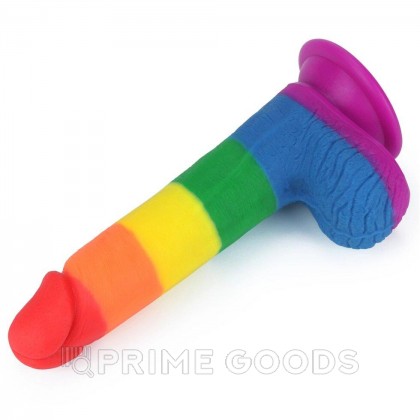 Фаллоимитатор цветной Prider на присоске (15,5*4) от sex shop primegoods фото 4