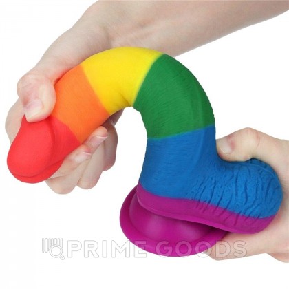 Фаллоимитатор цветной Prider на присоске (15,5*4) от sex shop primegoods фото 6