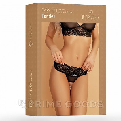 Трусики кружевные с доступом Le Frivole Easy to love, S-M/42-44 от sex shop primegoods фото 8