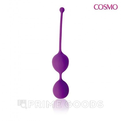 Вагинальные шарики Cosmo, фиолетовые, 3 см от sex shop primegoods фото 3