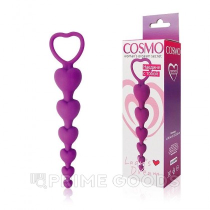 Анальная цепочка, фиолетовая (14,5 см) от sex shop primegoods