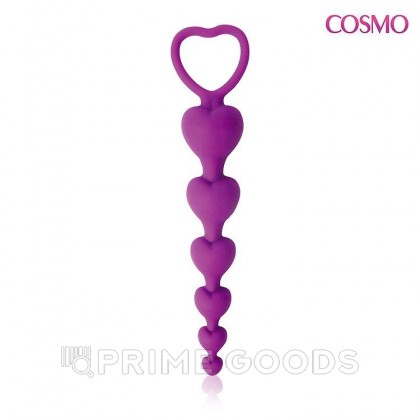 Анальная цепочка, фиолетовая (14,5 см) от sex shop primegoods фото 3