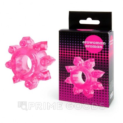 Эрекционное кольцо Snowflake (розовое) от sex shop primegoods