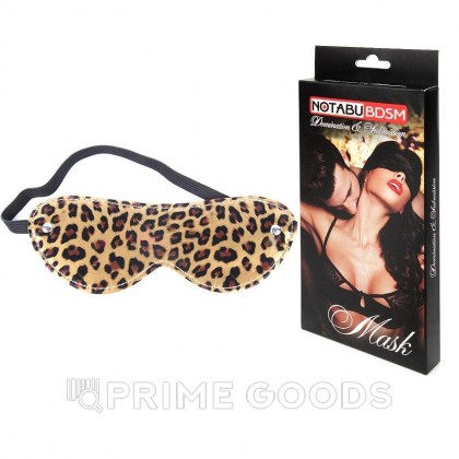 Маска на глаза NoTabu (золотой леопард) от sex shop primegoods фото 3