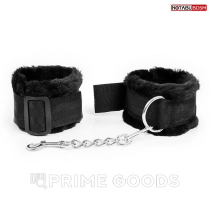 Оковы на цепочке NoTabu чёрные от sex shop primegoods