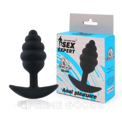 Анальная втулка с шариками «Anal pleasure» (7,5*3,4) от sex shop primegoods