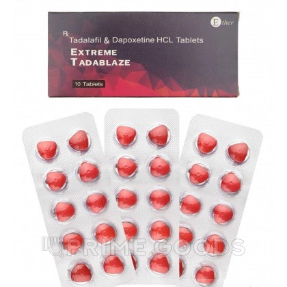 Мужской препарат Extreme Tadablaze (Tadalafil & Dapoxetine) 10 табл. от sex shop primegoods